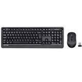 FG1010 F Türkçe Siyah/Gri Multimedya Set (Klavye-Mouse) FG1010/FGRI