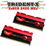 Trident X DDR3-2400Mhz CL10 16GB (2X8GB) DUAL (10-12-12-31) 1.65V F3-2400C10D-16GTX