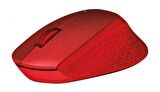 M330 Silent Plus USB Kablosuz Mouse Kırmızı (910-004911)