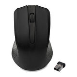 SM-537 KABLOSUZ USB SIYAH 2.4GHZ MOUSE