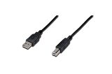 USB bağlantı kablosu, Tip A-B M/M, 1.0m, USB 2.0 uygun, bl AK-300102-010-S