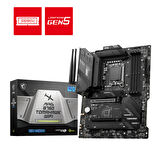 MB MAG B760 TOMAHAWK WIFI SOKET 1700 DDR5 6400 (OC) PCI-E Gen 5 3X M.2 USB3.2 1x2.5G LAN WI-FI 6 ATX