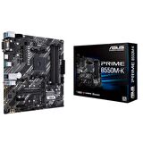 PRIME B550M-K DDR4 4600MHZ HDMI DVI VGA 2XM.2 USB 3.2 PCIE 4.0 MATX AM4