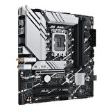 PRIME B760M-A WIFI D4 5333MHZ 2XHDMI 1XDP 2XM.2 USB 3.2 MATX 1700P (13. VE 12.NESİL İŞLEMCİ UYUMLU)
