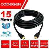 CPS150 15 Metre HDMI v1.4 ,, 3D, Ağ Destekli, Altın Uçlu HDMI Kablo