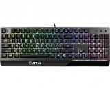 VIGOR GK30 TR GAMING KEYBOARD MEKANIK HISLI 6 BOLGE RGB LED AYDINLATMA SIVI DOKULMESINE DAYANIKLI OYUNCU KLAVYESI