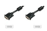 DVI bağlantı kablosu, DVI (24+1) , 2x ferrit M/M, 2.0m, DVI-D Dual Link, b AK-320101-020-S