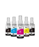 Epson 664 C13T66424A Multipack +1 Siyah  Mürekkep Seti