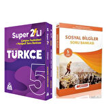Örnek Akademi 5. Sınıf Süper İkili Türkçe Seti ve Referans Sosyal Bilgiler Soru Bankası 2 Kitap