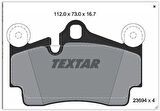 Textar 2369402 Fren Balatası Arka Gdb1653-Fdb1627 Volkswagen Touareg-Q7-Cayenne Bm 04- 7L0698451B