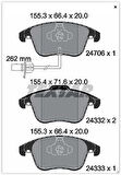 Textar 2470601 Fren Balatası Ön Fdb4045-Gdb1814 Volkswagen A4-A5 Bm 08- 8K0698151A