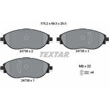 Textar 2473806 Fren Balatası Ön Gdb2219 Vw Passat-Tıguan-Arteon Bm 15 >