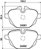 FREN BALATASI ARKA BMW F10-F11-F18-G30-G31-G32-G11-G12-F25-F26