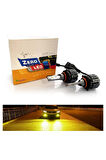 Hb4 9006 Led Xenon Oto Ampul Zero Fansız Sarı