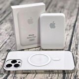 KRAL Magsafe  Powerbank Kablosuz Şarj Cihazı Apple iPhone Şarj Seti 20W 5,000 Mah
