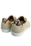 Bej Hakiki Süet Deri Comfort Taban Sneaker