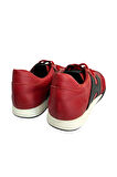 Kırmızı Hakiki Deri Sneaker