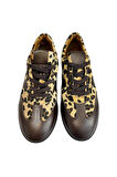 Leopar Hakiki Deri Sneaker