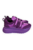 Mor Hakiki Deri Comfort Taban Sneaker