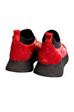 Kırmızı Hakiki Deri Comfort Taban Sneaker