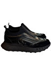 Siyah Hakiki Deri Comfort Taban Sneaker