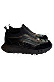 Siyah Hakiki Deri Comfort Taban Sneaker