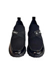 Siyah Rugan Hakiki Deri Comfort Taban Sneaker