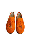 Oranj Hakiki Süet Deri Loafer