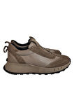 Vizon Hakiki Deri Süet  Comfort Taban Sneaker