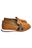 Taba Hakiki Deri Süet Toka Detay Comfort Taban Spor Loafer