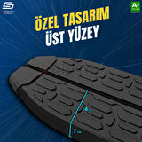 S-Dizayn TOGG T10X Evo Siyah Yan Basamak 203 Cm 2023 Üzeri A+ Kalite