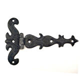 Antika Tarz Dekoratif Pirinç Kuyruklu Kelebek Menteşe - 94x147 mm, Oksit