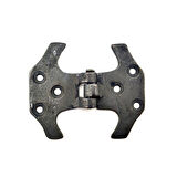 Antika Tarz Dekoratif Pirinç Fit Menteşe - 67 mm, Oksit