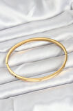 Tegan 316L Çelik Gold Renk 65 mm İnce Kadın Kelepçe Bileklik TG27BB7915