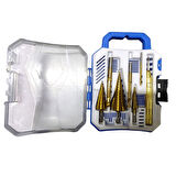 Çantalı 7 Parça Kademeli - Freze Matkap Ucu Seti