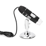 1600X Usb Dijital Mikroskop Kamera Endoskop 8 Led Büyüteç Metal Standı