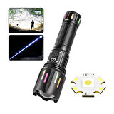 30W Zoomlu Led Powerbank Özellikli Şarjlı Profesyonel El Feneri PS-9954