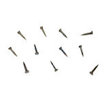 Klips, Menteşe, Ayağı Çivisi 9mm Çelik - Nikel 100gr