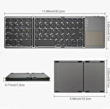 ZR443 B033 Katlanabilir Klavye