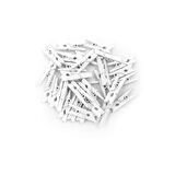 100'lü Beyaz Ahşap Mandal 2.5cm (10'lu Paket-1000 Adet)