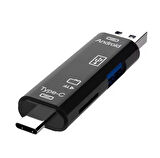 ZR824 Type-C 3 İn 1 Otg Smart Card Reader