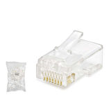 Cat5 Konnektör Rj45 100Lü Paket Şeffaf HDX5007