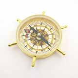 Estetik Tasarım Dümen Model Pirinç Pusula