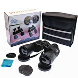 Breaker 7X50 WD2 Çift Göz Ayarlı Profesyonel El Dürbünü – 1000M/56M – Siyah