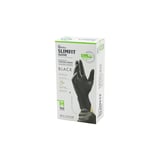 Reflex Slimfit Glove Kod-032 (M) Siyah Pudrasız Muayene Eldiveni 100'lü