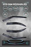 Ford Mondeo 2007-2013 Cam Rüzgarlığı 4lü Takım