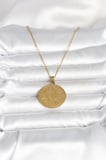 316L Çelik Gold Renk Ayetel Kürsi Yazılı Kolye TJ-BKO11059