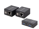 Vga Rj45 Extender Görüntü Aktarim Seti 60 M HDX1285