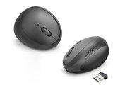 Kablosuz Ergonomik Dikey Mouse Dual Mod 3200 Dpi 6 Tuş Bilek Dostu - Siyah ND1210