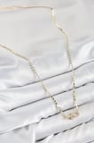 Pirinç Zirkon Taşlı Model Ezme Zincir Gold Renk Kadın Kolye TJ-BKO10393